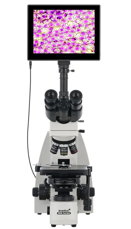 fotografie digitální trinokulární mikroskop Levenhuk MED D45T LCD,  4