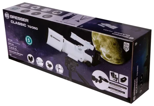 snímek hvězdářský dalekohled Bresser Classic 70/350 AZ,  13