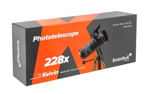 obrázek fototeleskop Levenhuk Kelvin Nova PLUS 114/500,  18