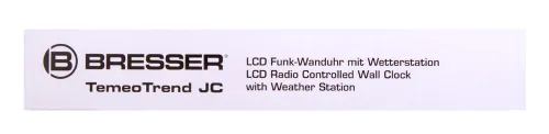 snímek meteostanice Bresser TemeoTrend JC LCD RC (nástěnné hodiny), černá,  13