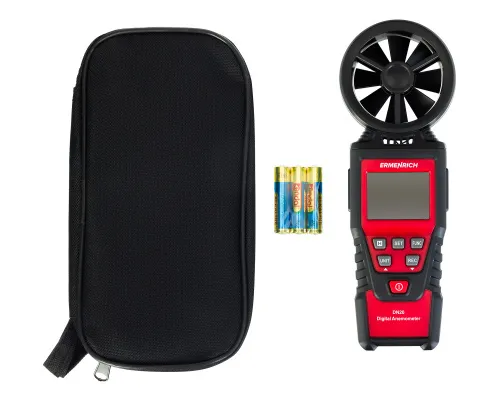 snímek digitální anemometr Ermenrich Seek DN20,  6