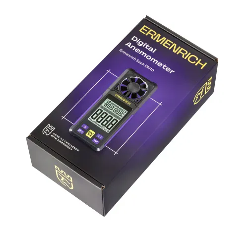 obrázek digitální anemometr Ermenrich Seek DN10,  8