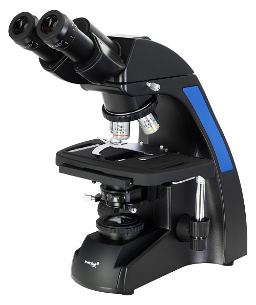 foto biologický binokulární mikroskop Levenhuk 850B