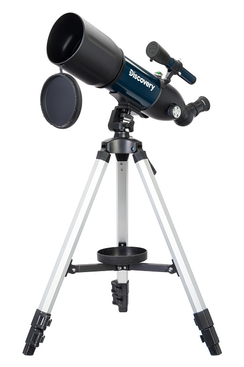 foto hvězdářský dalekohled Levenhuk Discovery Sky Trip ST80 s knížkou