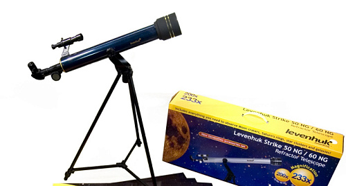 snímek hvězdářský dalekohled Levenhuk Strike 50 NG